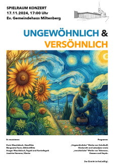 Konzert "Ungewöhnlich & Versöhnlich" 2024-11-17